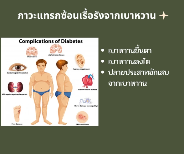 โรคแทรกซ้อนเรื้อรังในผู้ป่วยเบาหวาน