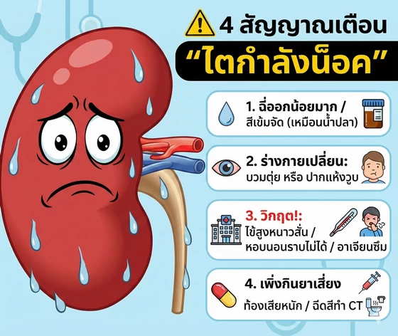อาการของไตวายเฉียบพลัน