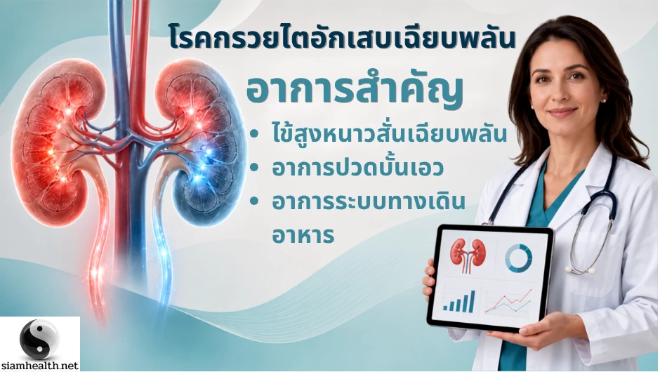 กรวยไตอักเสบเฉียบพลัน สัญญาณเตือนภัยและการรักษาด้วยยาปฏิชีวนะ