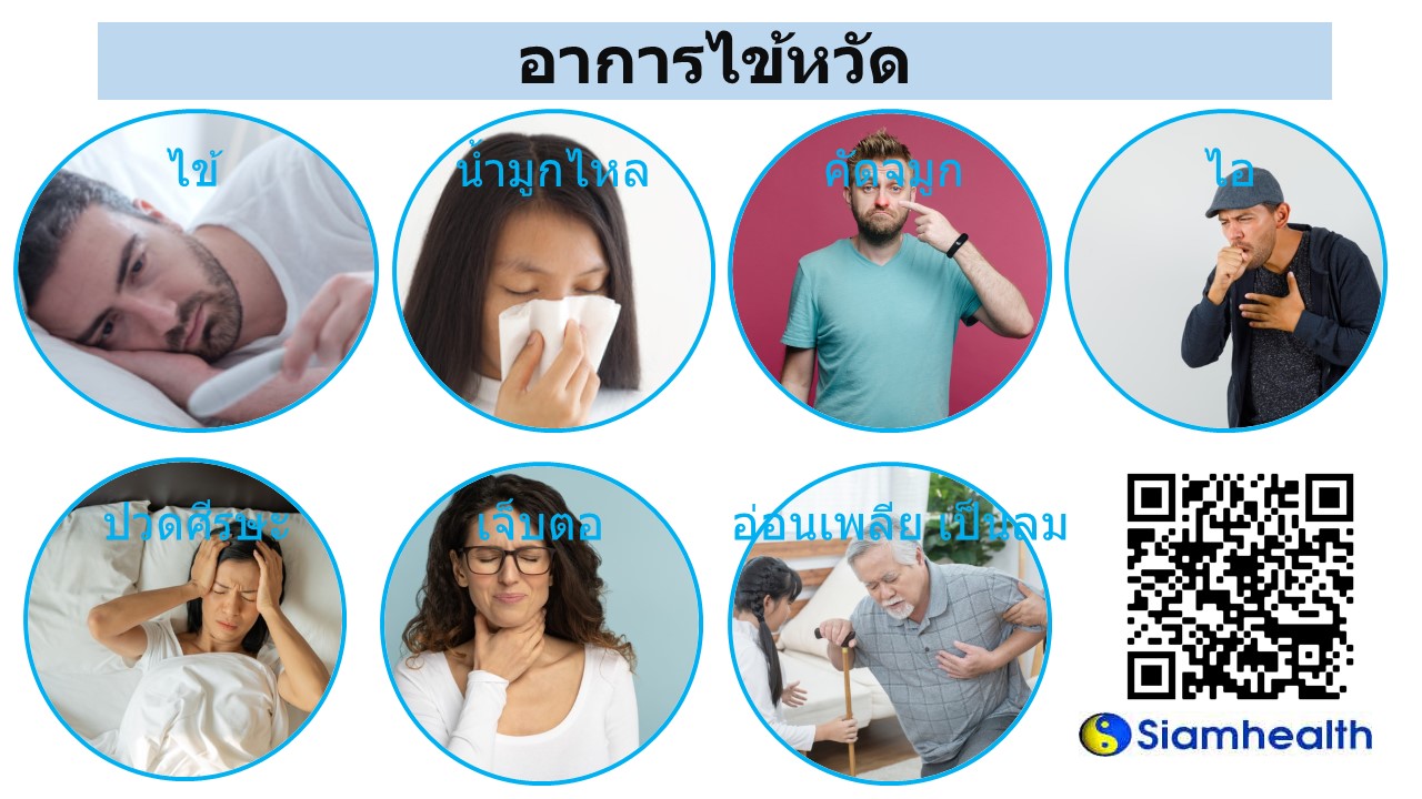 อาการไข้หวัด ไข้หวัด