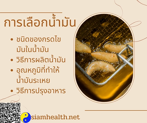 การเลือกน้ำมันปรุงอาหาร