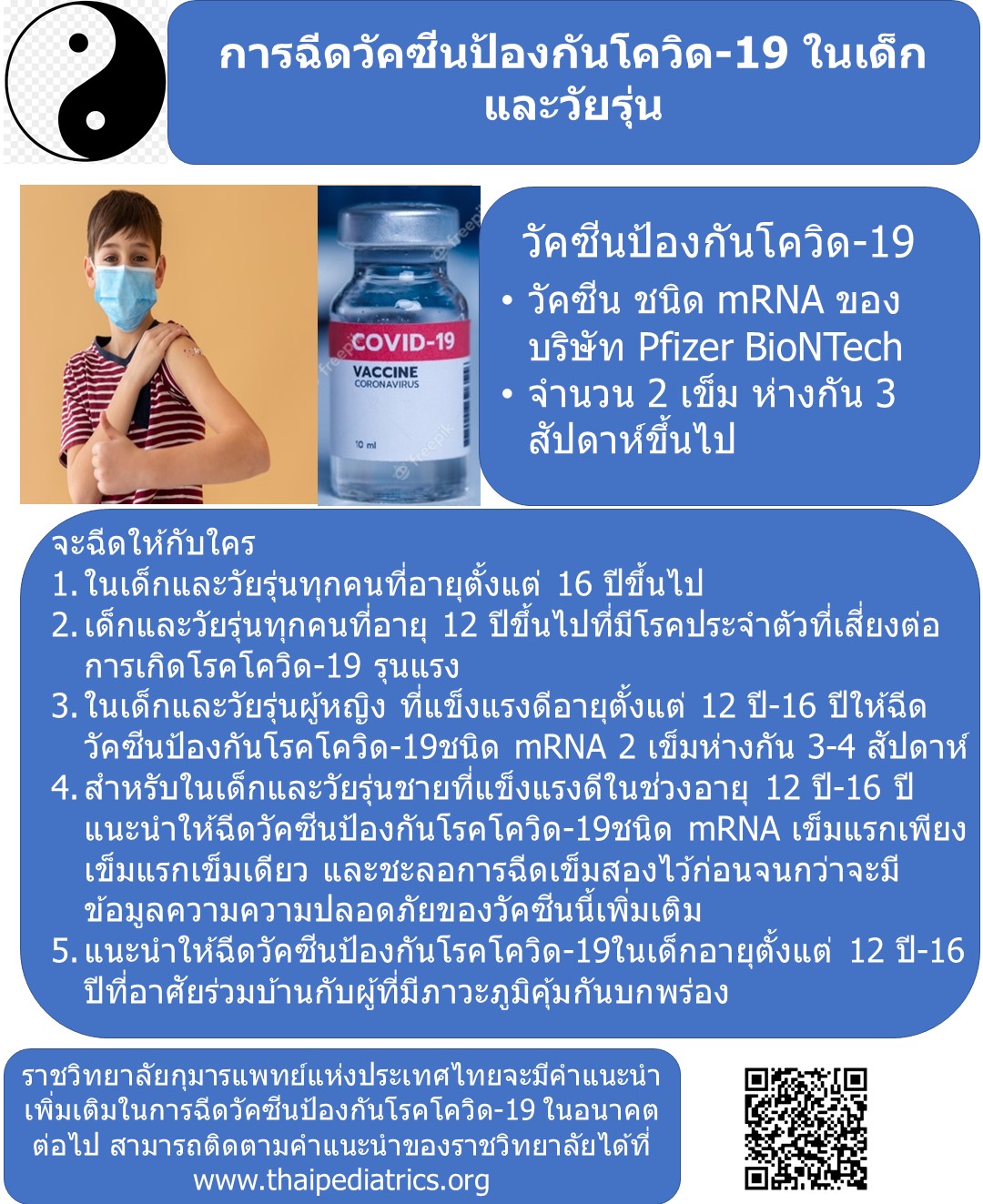 การฉีดวัคซีนในเด็ก